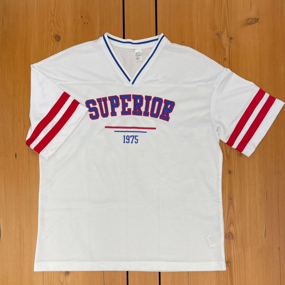 H&M Oversized Athletic Jersey Tee